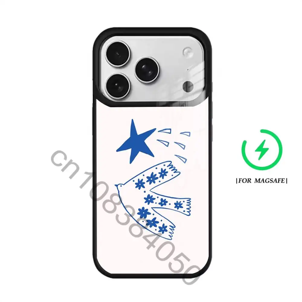Чехол Pajarito для iPhone 17, 16, 15, 14, 13, 12, 11, Pro, Max, Plus, Mini, SE4, E, совместимый с MagSafe Wireless (art.: 3920db307d5cb) - 3920db307d5cb