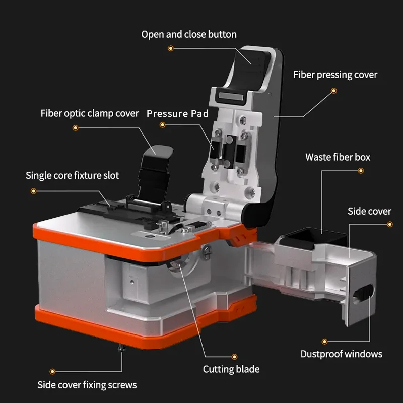Электрический Полностью автоматический волоконно-оптический Кливер Guangyan Q1S