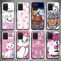 disney the aristocats marie phone case for samsung galaxy s22 s21 plus ultra s20 fe s9 plus s10 5g lite 2020