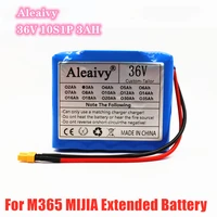 new for m365 mijia pro scooter 36v 3ah10s1 18650 lithium ion battery pack extended range charge and discharge xt30 plug 15a bms