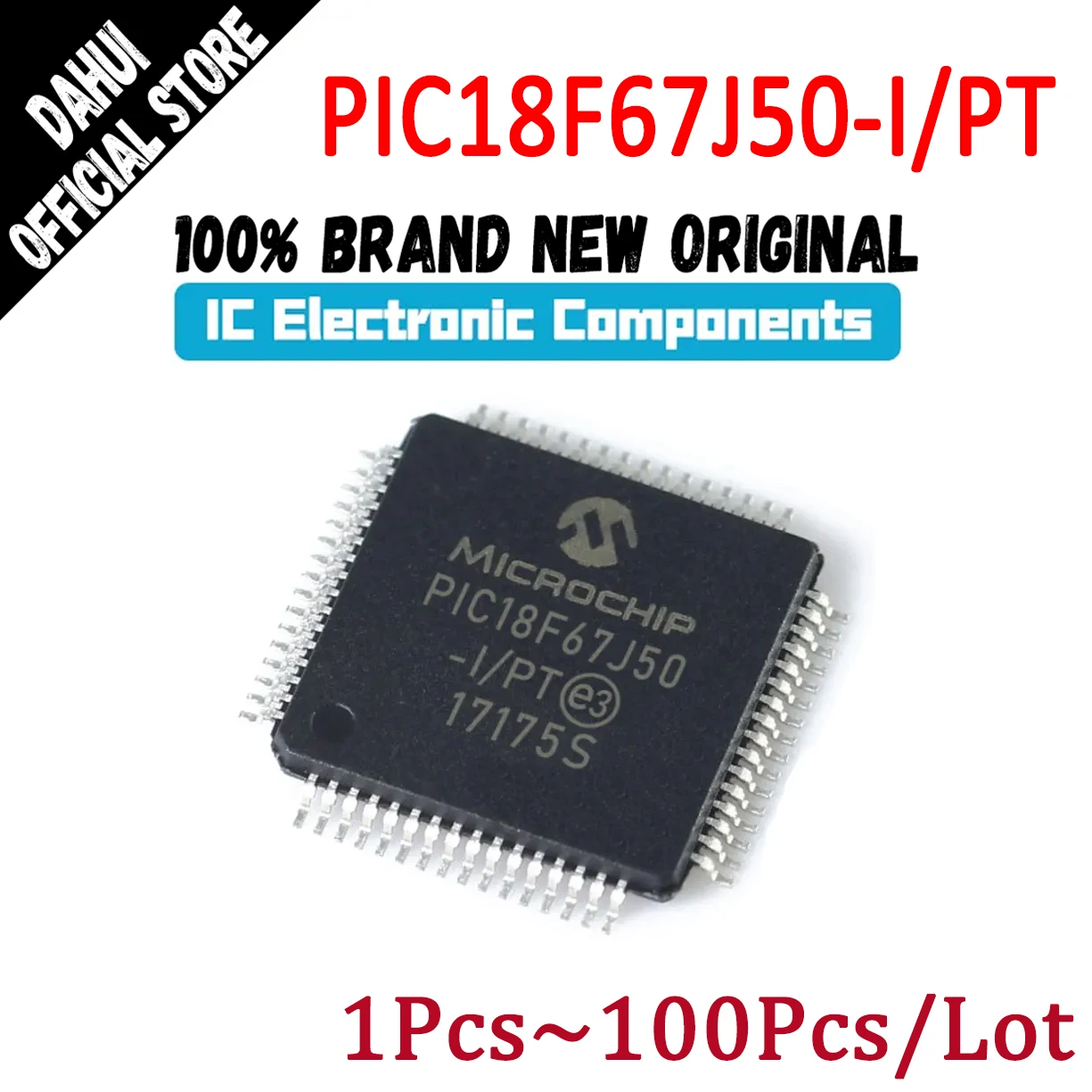 PIC18F67J50-I/PT PIC18F67J50-I PIC18F67J50 PIC18F67J PIC18F67 PIC18F PIC18 PIC IC MCU Chip TQFP-64