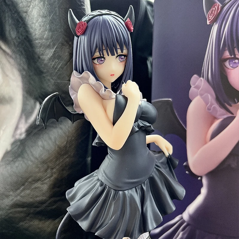 Фото ﻿ Оригинальные фигурки Furyu My Dress-Up Darling BiCute Dark Kitagawa Marin Kuroe Shizuku Little Devil, коллекционные модели аниме-персонажей №2