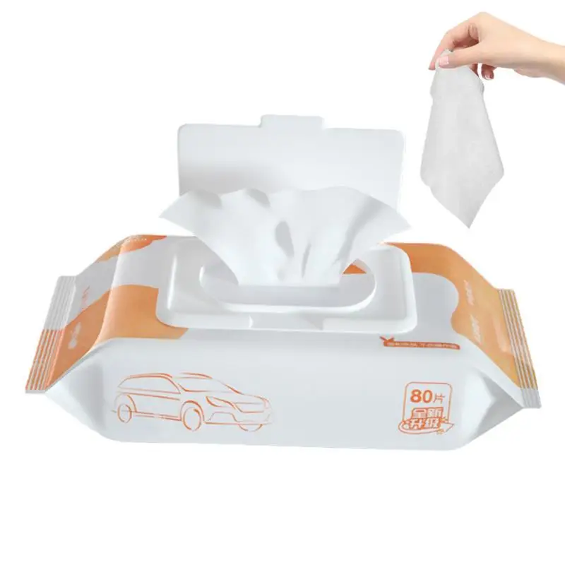 

Car Stain Remover Wipes Stain Removal Wipes For Car Interior Car Accessories For SUV Rv Truck Auto For Clean Up Grease Oil And