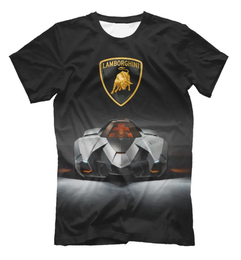 

New First Class Lamborghini Team T-Shirt Harajuku Oversized T-Shirt Round Neck Short Sleeve Top Casual 3D Printing T-Shirt Men's