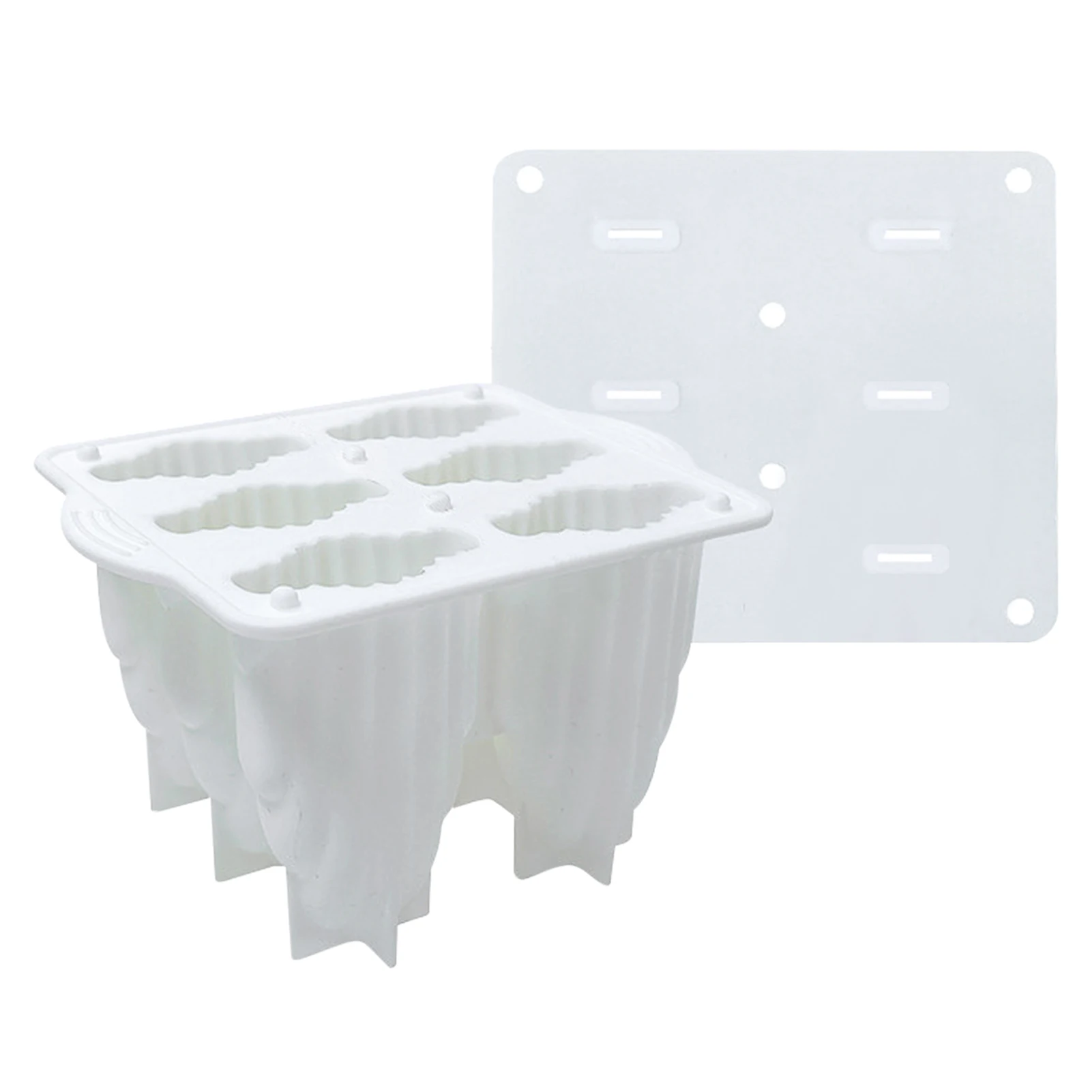 

Силиконовая форма для мороженого «сделай сам», формы для домашнего мороженого, 6 ячеек, малый размер, поднос для льда, Формочки Для Мороженог...