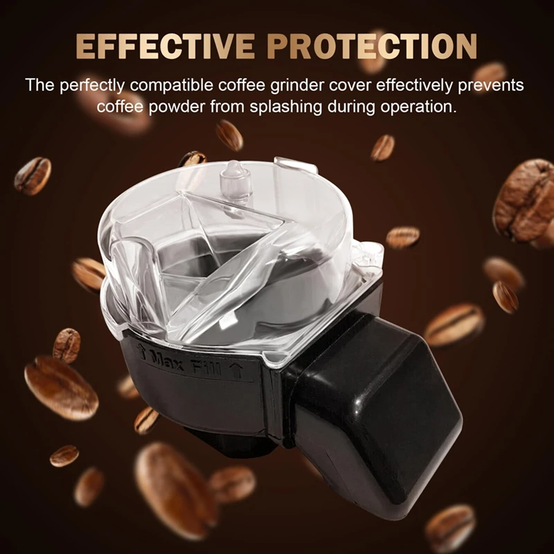 DGB-500GLID For Cuisinart Coffee Maker Clear Replacement Grinder Assembly Lid - Fits Models