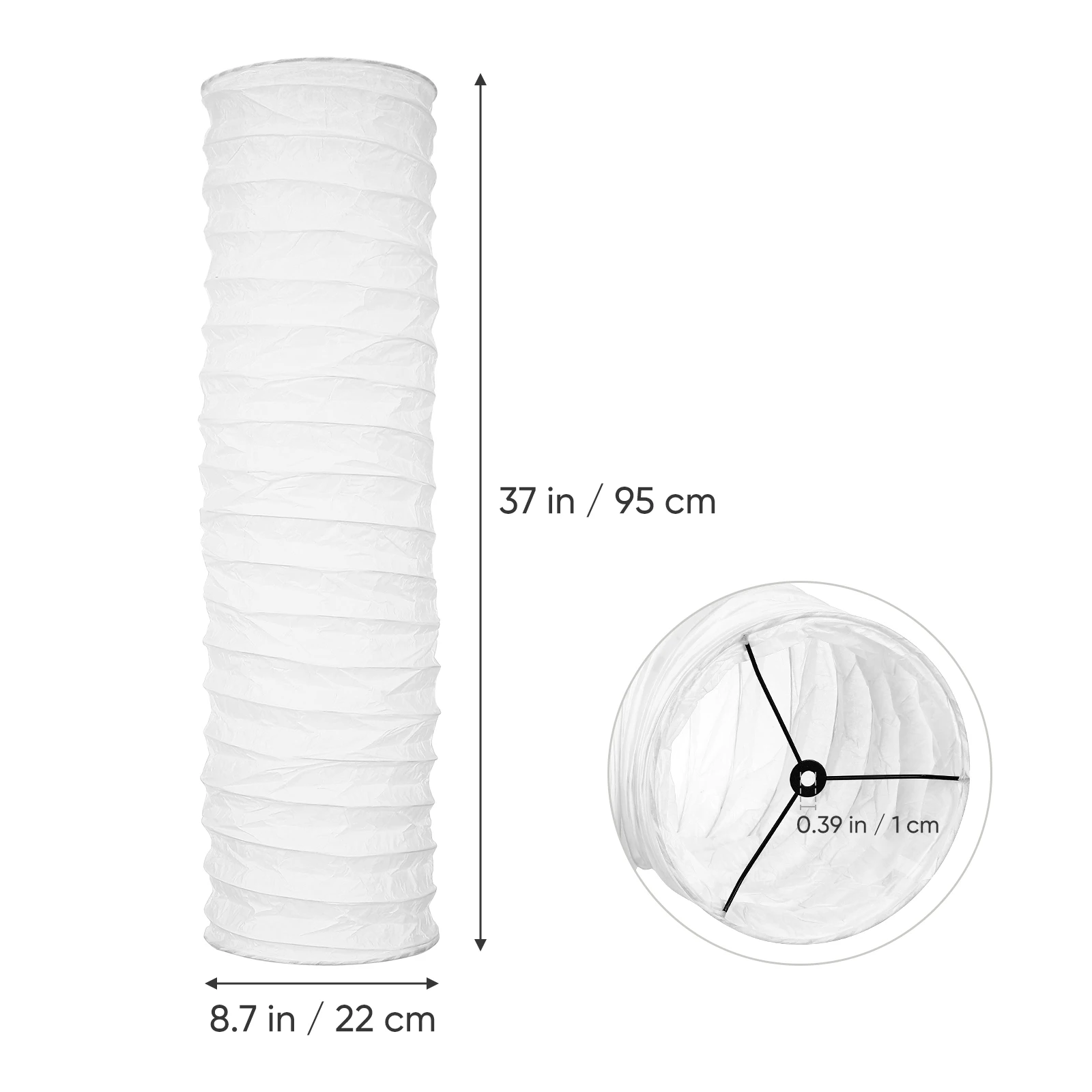 

Бумажный складной торшер абажур