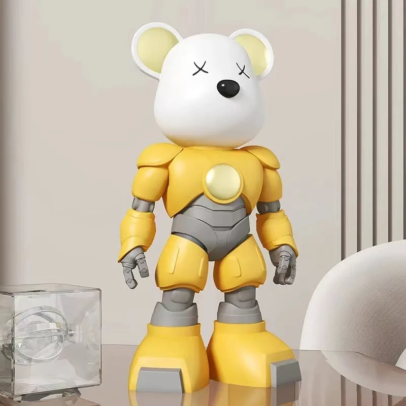 

Bearbrick Light Luxury Violent Bear Transformers Crafts Tide Play Doll Peripheral Ornament Home Living Room Wine Cabinet Study D