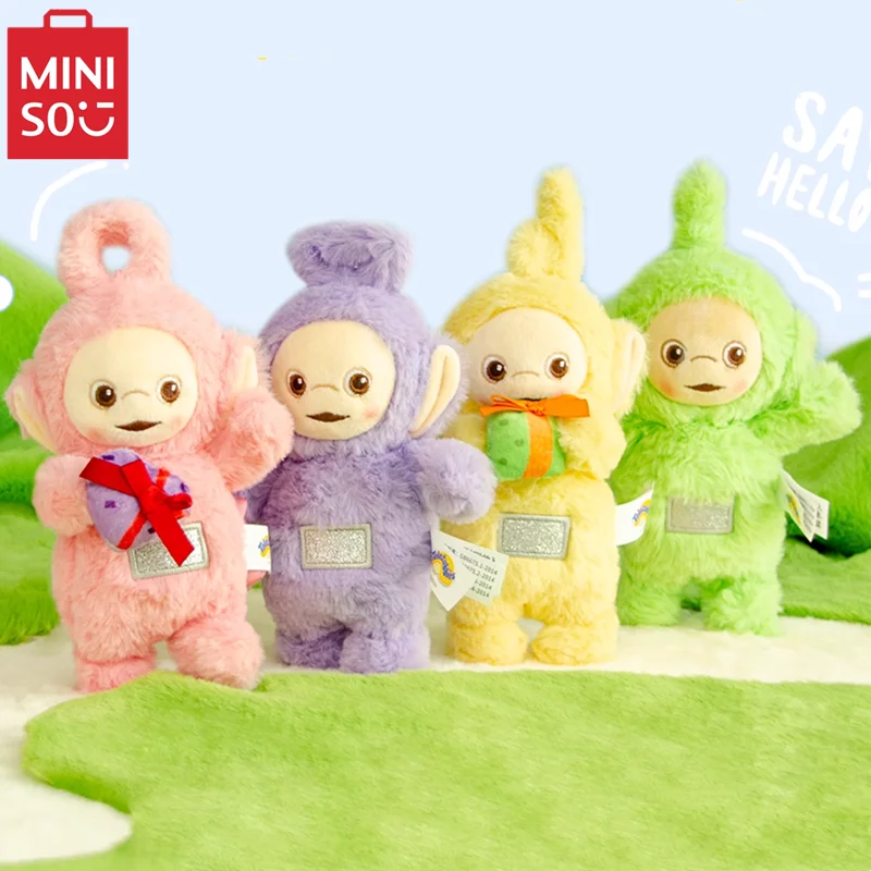 

MINISO Teletubbies серия подарок сезон плюшевые игрушки милые скелеты украшения дипсии Tinky Winky декоративная модель детские игрушки
