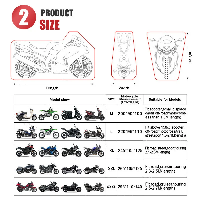 Чехол для мотоцикла водонепроницаемый наружный чехол крышка хранения палатка