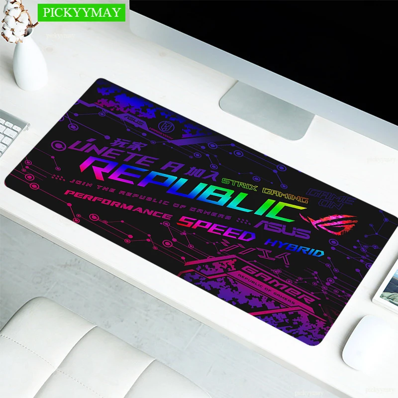 

ASUS 50x100cm XL Lockedge Large Gaming Mouse Pad Computer Gamer CS GO Keyboard Mouse Mat Hyper Beast Desk Mousepad For PC