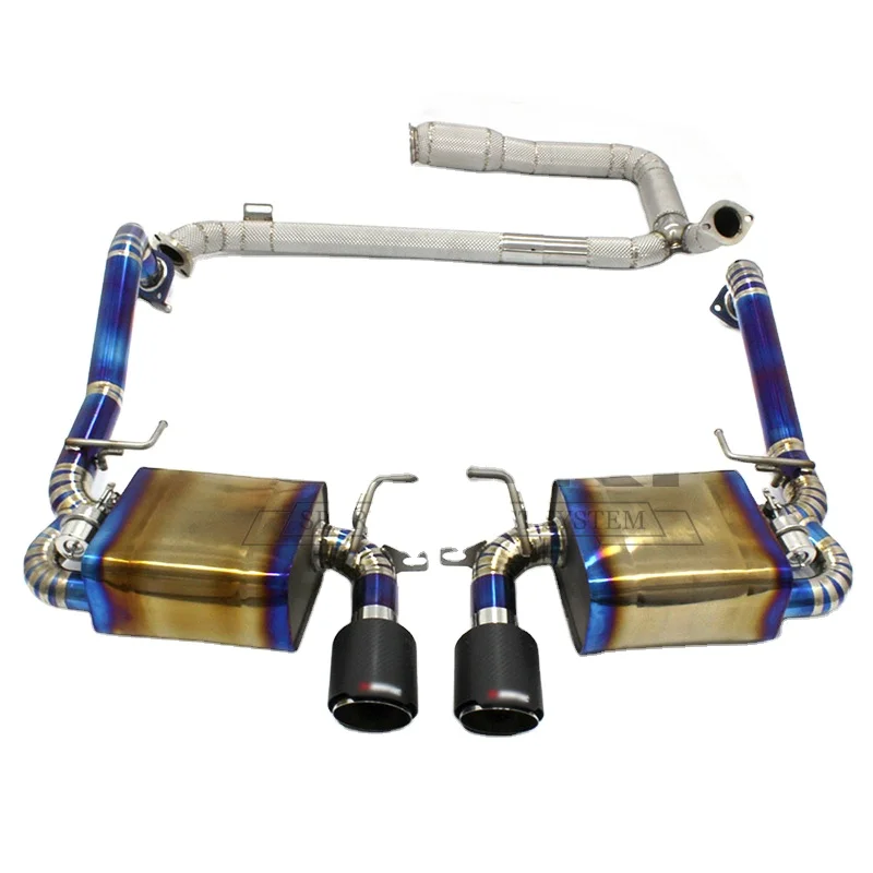 Выхлопная труба Catback высокой производительности для Porsche 718 Cayman GT4 RS 4.0L 2019-2023