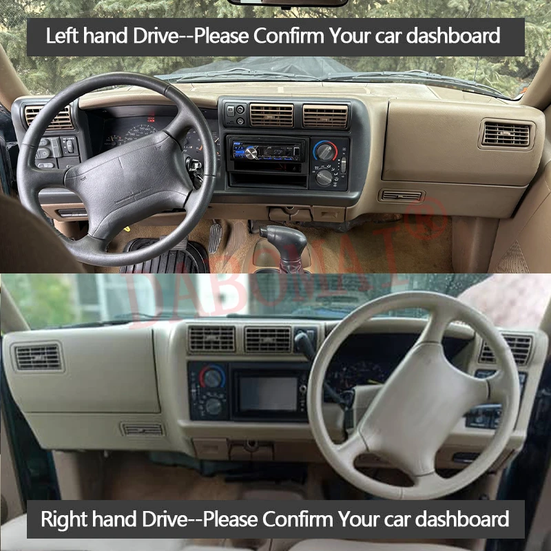 Фото Для Chevrolet S10, Chevy Blaze, GMC Jimmy, Sonoma 1994-1997: Накладка на приборную панель, защита от солнца и УФ-излучения, нескользящий коврик №2