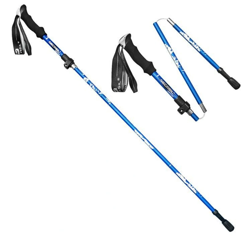 

Walking Cane Telescopic Baton Folding Walking Sticks Aluminum Alloy Crutches Trekking Cane Hiking Trekking Poles North Pole