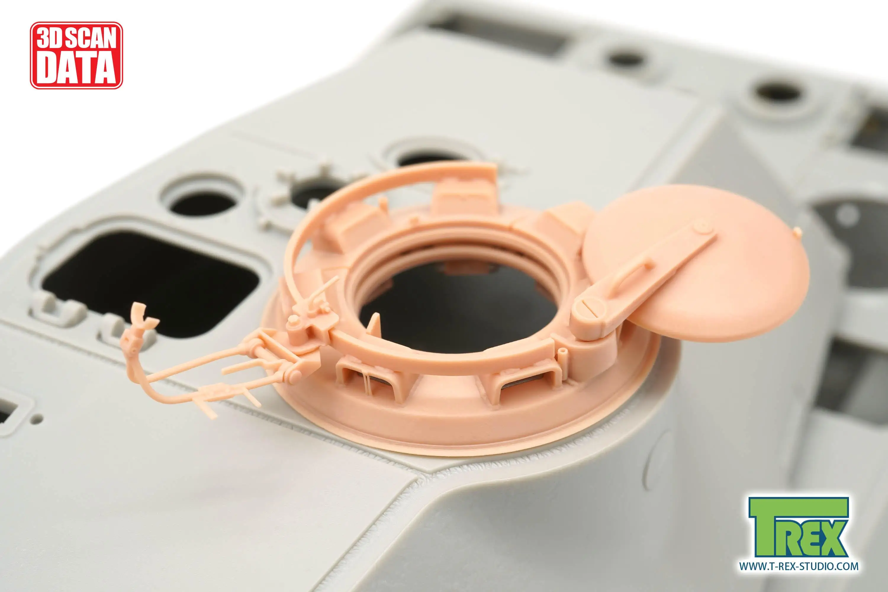 T-REX 35152-1 1/35 3D Печатный король Tiger Cupola Weld прилагаемый тип w/o сливные прорези для Hobby