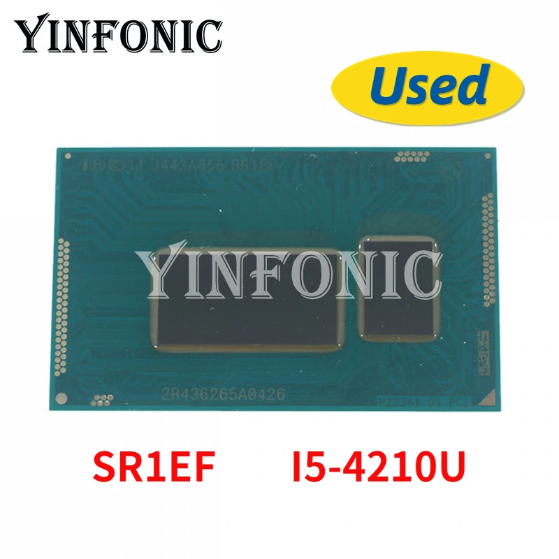 

Б/у чипсет SR1EF I5-4210U BGA с шариком, протестирован на 100%