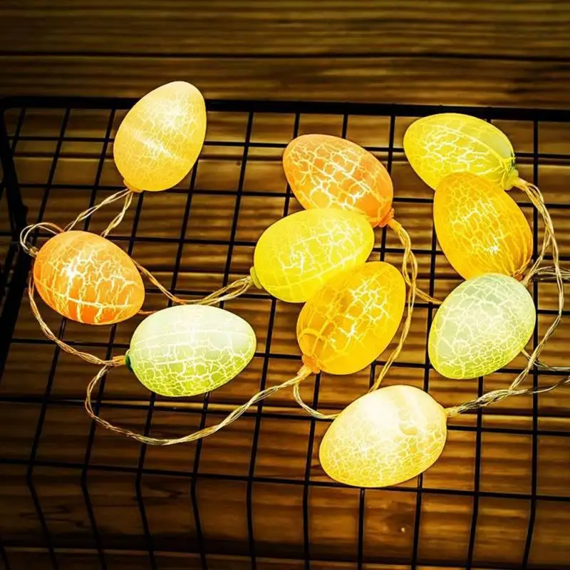 

String Lights Led Portable Night Light 5 Colors Multifunctional Diy Decoration Easter Eggs Cracked Egg Outdoor Lighting
