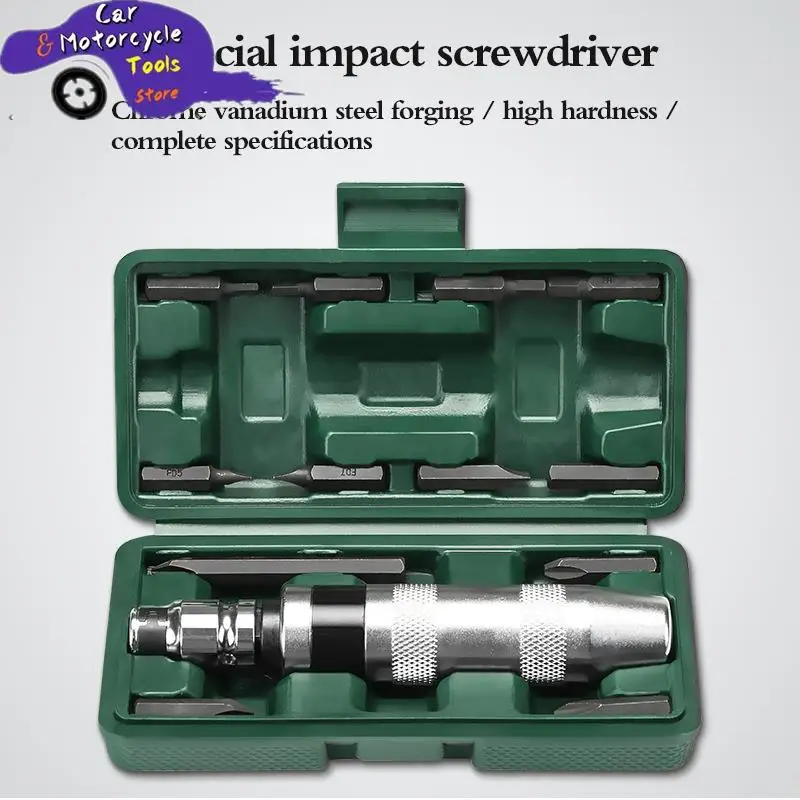 

Motorcycle Heavy Duty 1/2" 5 Piece Multipurpose Impact Driver Kit