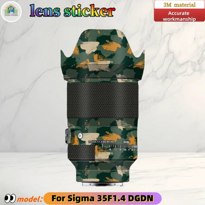 Наклейка на объектив камеры Sigma 35 F1.4 DGDN