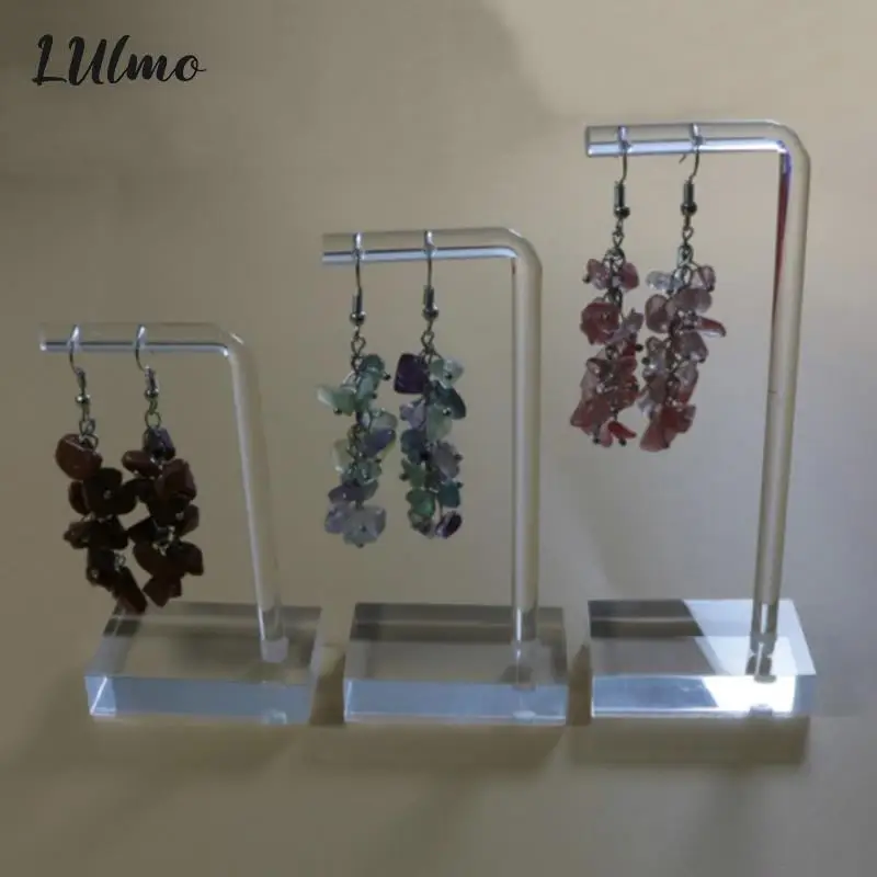 

Popular 3pcs Creativity Clear Acrylic Hanging Earring Display Jewelry Showcase Earring Organizer Earring Holder Jewellery Stands