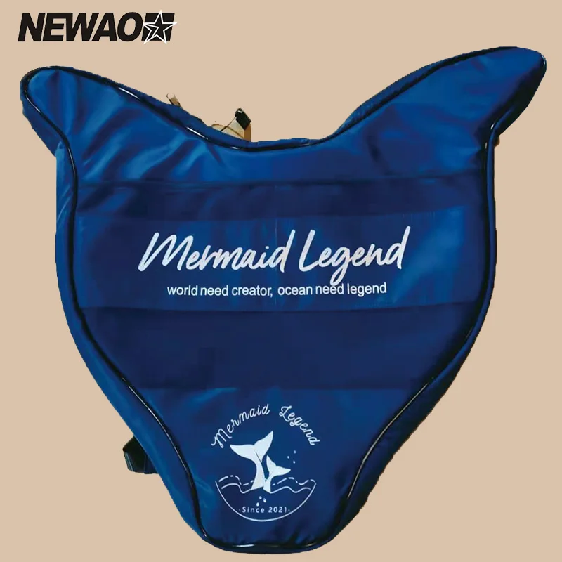 

Сумка в стиле крыльев русалки водонепроницаемая сумка рыба сеть рыбий хвост сумка на плечо с одной веревкой рюкзак для дайвинга ласты сумка Mahina