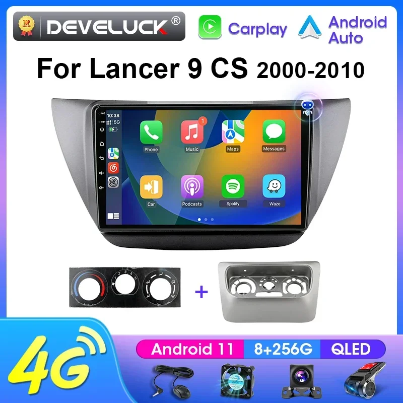 Автомагнитола 2 Din, Android 12, мультимедийный видеоплеер для Mitsubishi Lancer 9 CS 2000-2010, GPS-навигация, 4G Carplay, автостерео Автомагнитола 2 Din, Android 12, мультимедийный видеоплеер для Mitsubishi Lancer 9 CS 2000-2010, GPS-навигация, 4G Carplay, автостерео