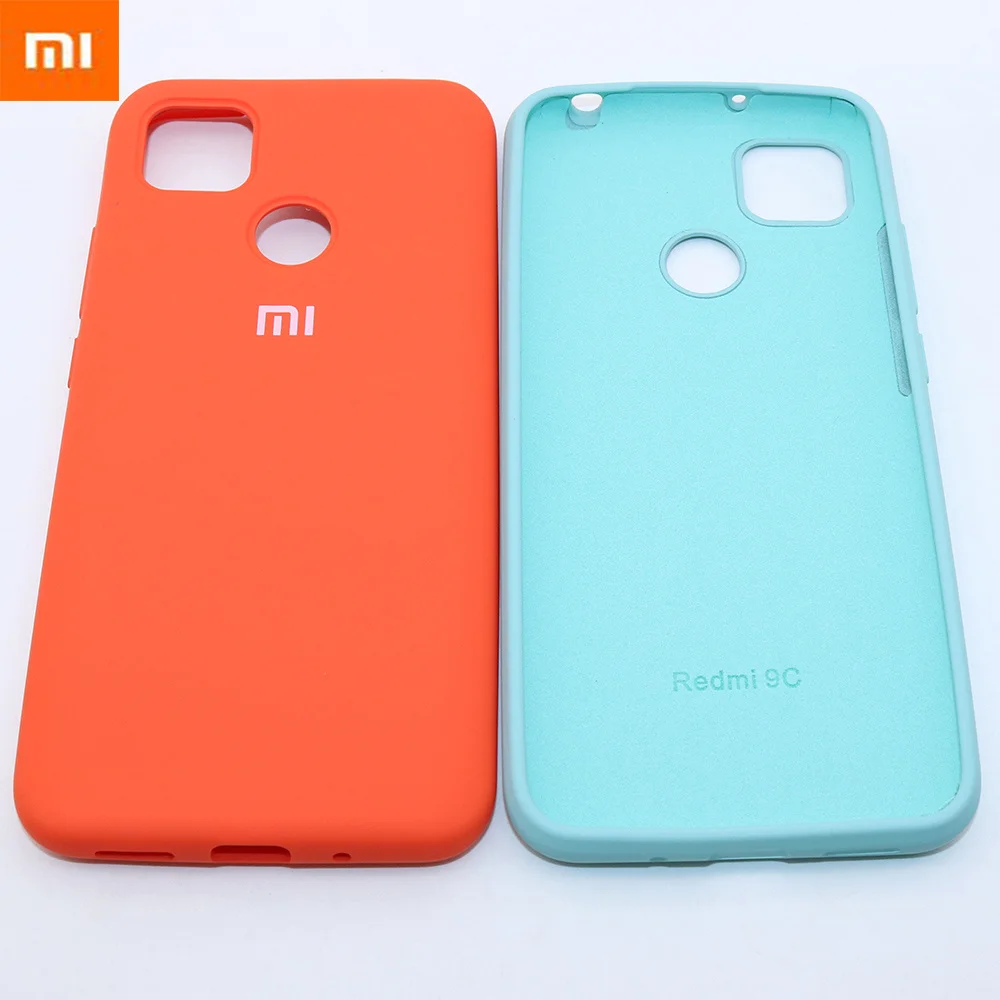 

Xiaomi Redmi 9C NFC Case Soft Back Cover Liquid Silicone Phone Protector Case Redmi 9C