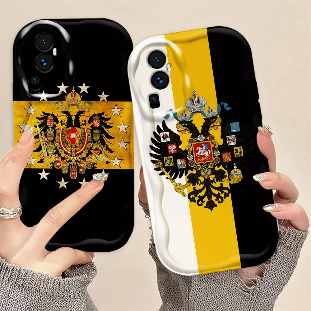Russian Double-Headed Eagle Flag Emblem Phone Case Cover For OPPO FindX3lite RENO 12 12F 11 11F 8 8T 7 7Z 6 5 5F 4 LITE PRO 5G
