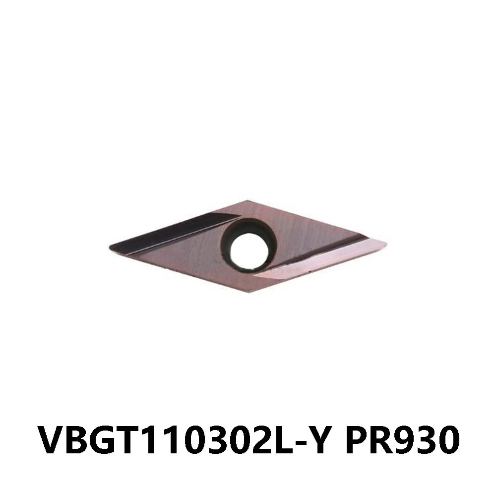 Оригинальный VBGT 110301 R Y R-Y PR930 35 ° Вставки VBGT2202R-Y Твердосплавные пластины Токарные