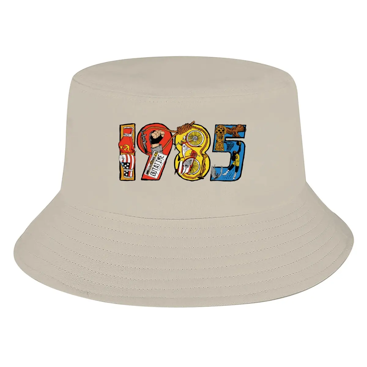 

Year In Film 1985 Unisex Bucket Hats THE GOONIES Hip Hop Fishing Sun Cap Fashion Style Designed