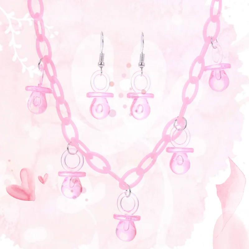 

Cute Nipple Y2k Accessories Earrings for Women Aesthetic Harajuku Acrylic Earrings Fashion Jewelry Transparent Pink Blue Charms