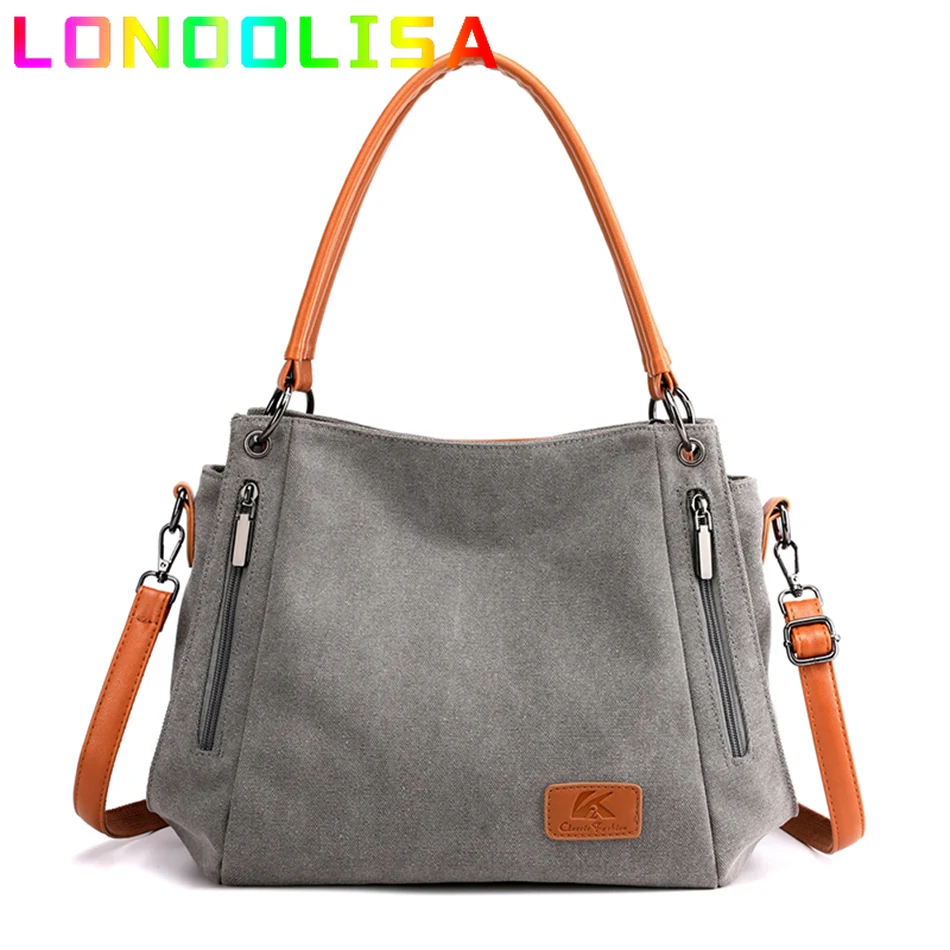 

Vintage Handbag and Purses Luxury Totes Bag Canvas Shoulder Bag Women Messenger Bag Casual Designer Crossbody Bag for Women 2022