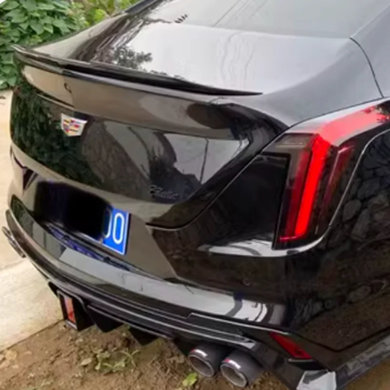 Спойлер для Cadillac CT4 2019-2023 материал ABS спойлер на крышку багажника автомобиля