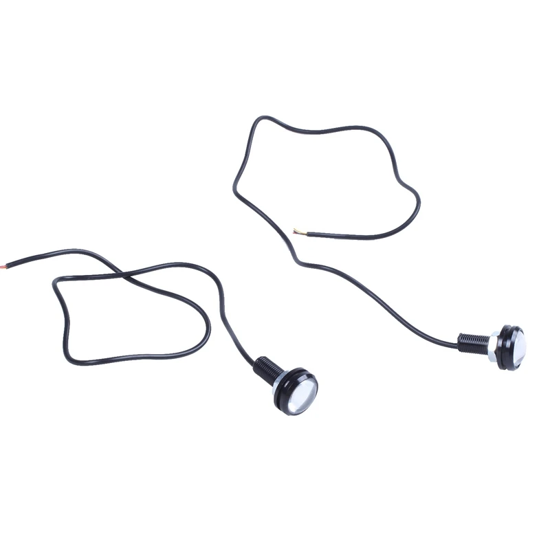 2 шт. Двухцветные светодиодные лампы 12 В 23 мм