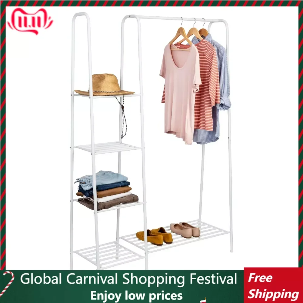 

Matte White Wardrobe，rounded Edges and An Asymmetrical Frame ，free Shipping