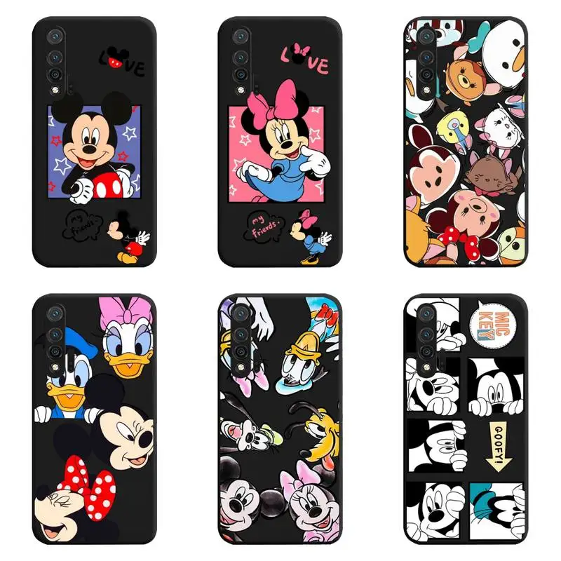 

Disney Minnie Mickey Donald Duck Phone Case For Huawei Nova 6se 7 7pro 7se honor 7A 8A 7C 9C Play