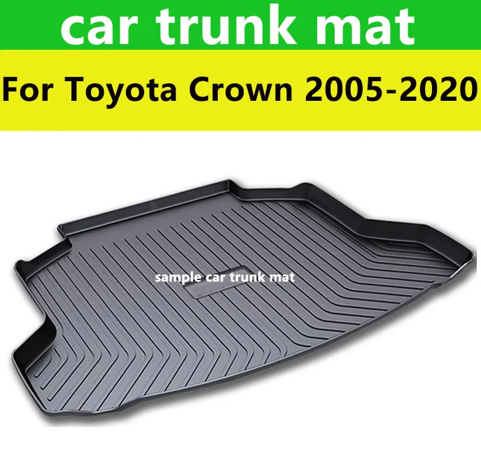 Коврики в багажник автомобиля для Toyota Crown 2005-2020 водонепроницаемая подушка защиты