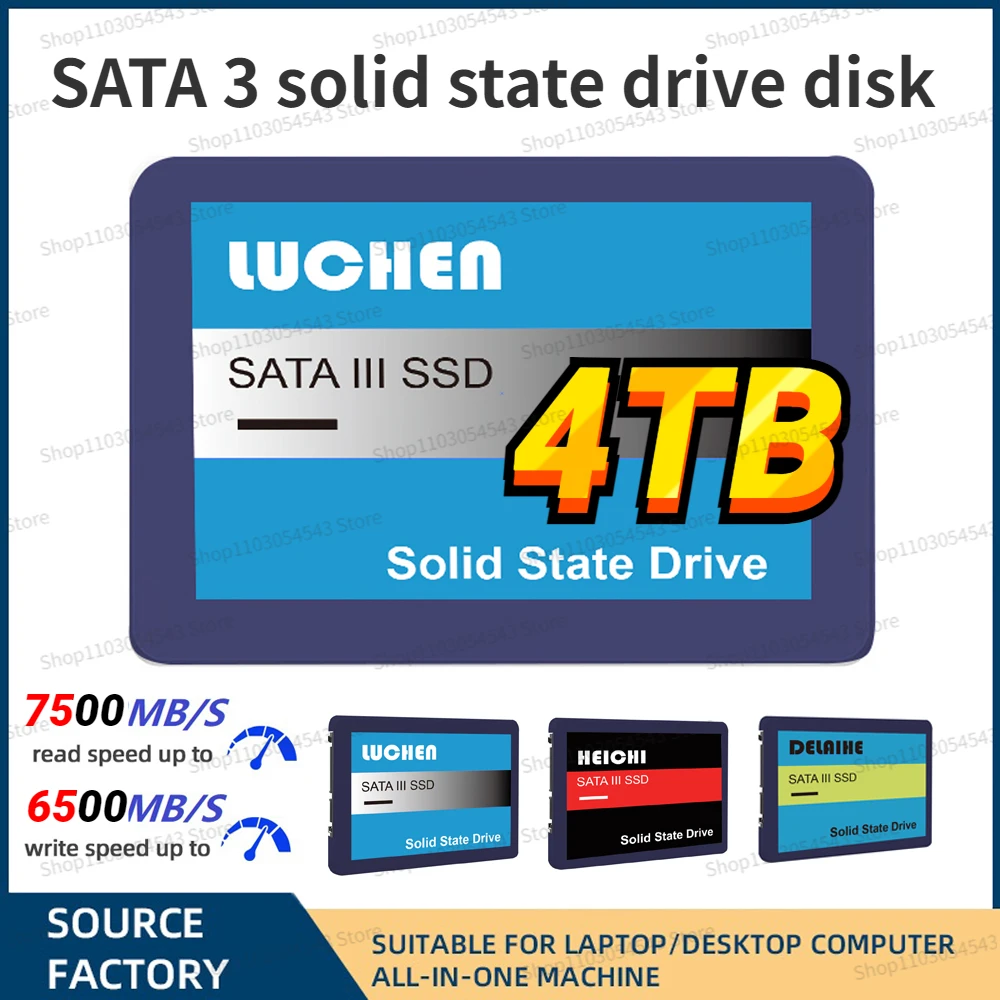 

4TB SATA 3 Hard drive disk 256GB 480GB 2.5 ssd 2TB 1TB solid state drive disk for laptop desktop 외장하드 disco duro жесткий диск