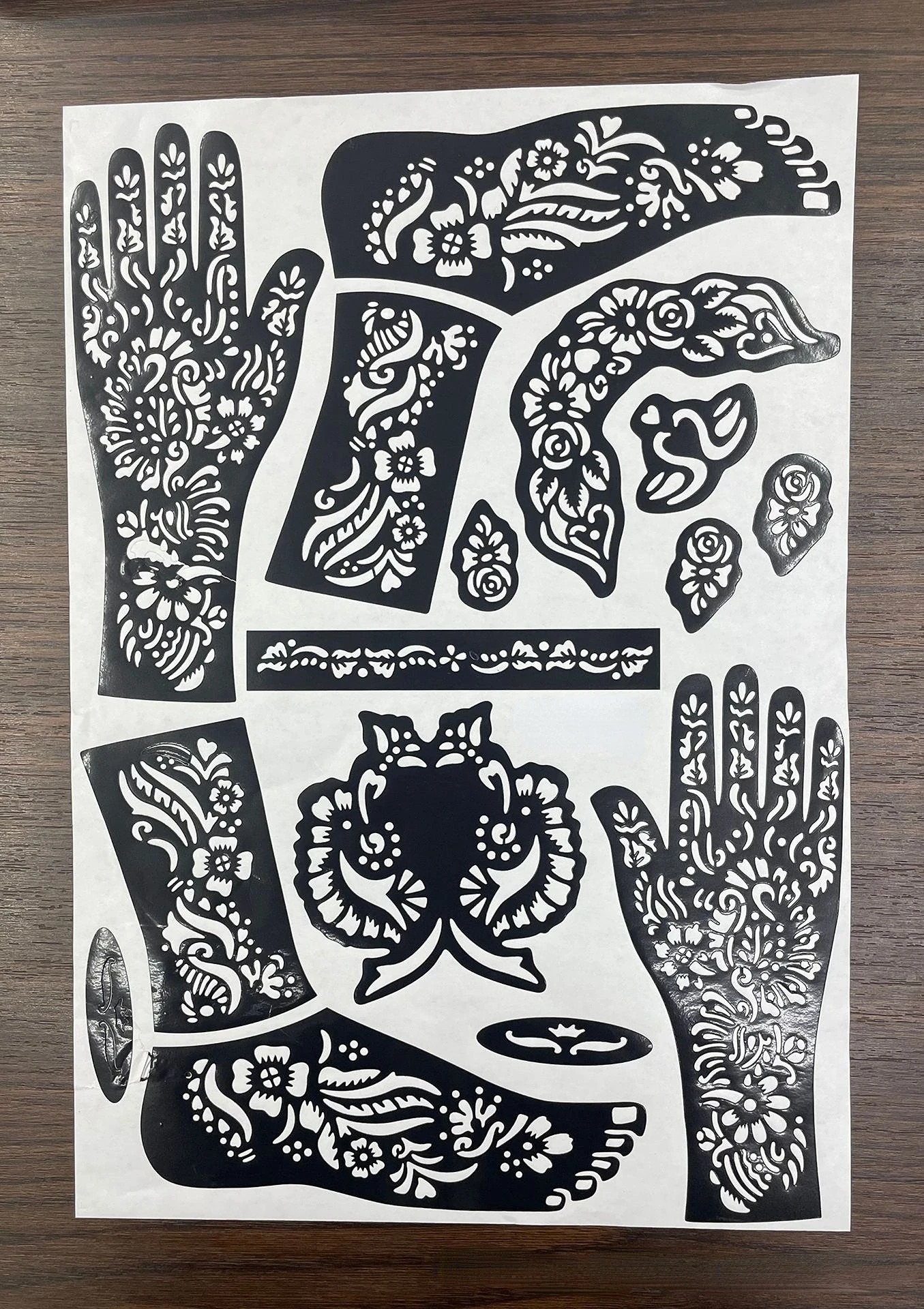 1 шт. трафареты для татуировок на руку ногу |