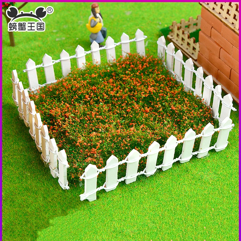 

Park Flower Bed Garden Decors Miniature Doll House Accessories Diy Sand Table Scene Railroad Landscape 1:25 1:30 1:50 1:87 1:100