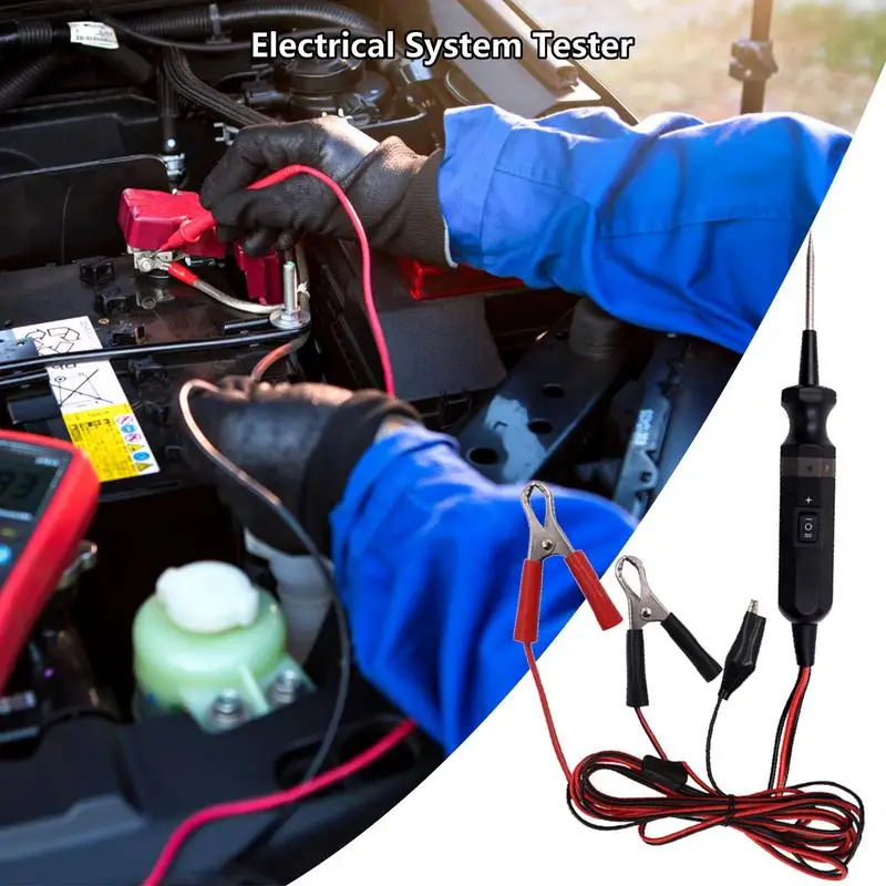 

Digital Led Test Light Automotive High-Sensitivity Electrical Tester Steel Probe Electric Circuit Tester For Automobiles Boats