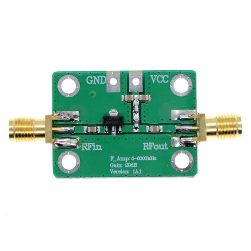 

5-6000 МГц Радиочастотный усилитель, широкополосный радиочастотный УВЧ модуль усилителя мощности сигнала, Прямая поставка