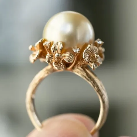 Кольца NovoPublic золотого цвета