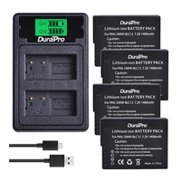 durapro 1400mah dmw blc12 dmw blc12e battery dmw blc12 blc12e bateria charger for panasonic fz1000 fz200 fz300 g5 g6 g7 gh2