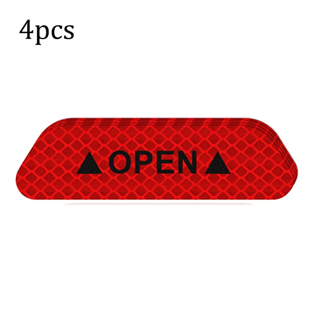 

Open The Door Stickers Reflective Stickers Safety Warning Stickers Open Reflective Film Car Door Anti-Collision Strip