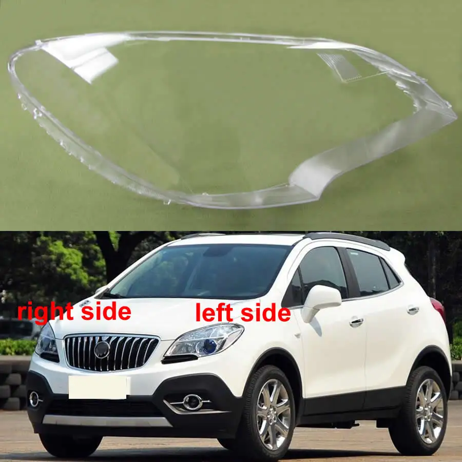 For Buick Encore 2013 2014 2015 Headlight Lens Cover Transparent Lampshade Headlamp Shell Plexiglass Auto Replacement Parts