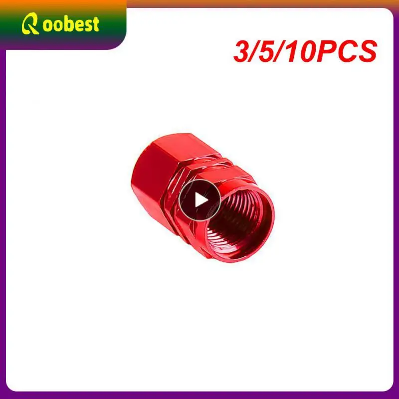 

3/5/10PCS Tyre Cover Durable Aluminum Alloy Tire Gas Cap Portable Universal Tire Valve Cap Car Accessories