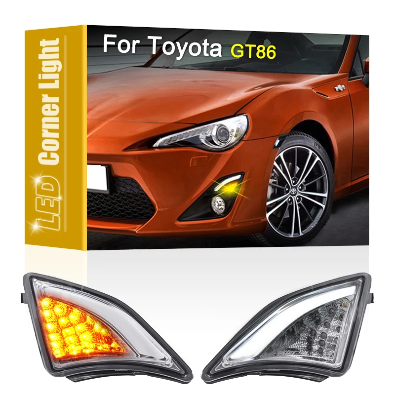 

2 шт., светодиодные Угловые лампы для Toyota GT86 2013 2014 2015 2016 2017
