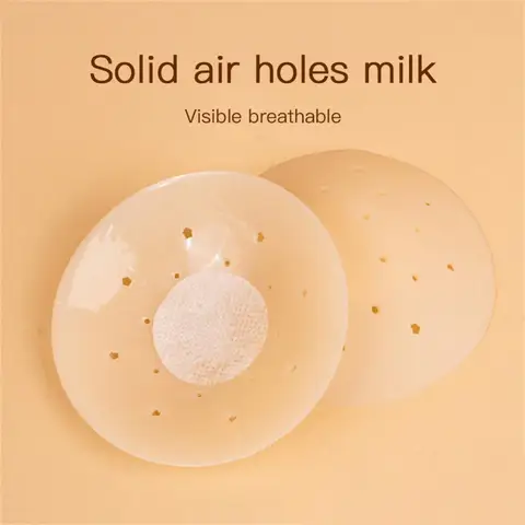 2/1pairs Silicone Breast Patch Cover  Air Holes Invisible Nipple Cover Petal Women's Chest Petal For Wedding Dress Lingerie