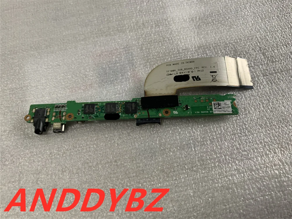 Фото ПЛАТА ввода-вывода TF700K для Asus Transformer Pad TF700T Audio Mini USB Kartenleser SUB Плата с кабелем TF700K SUB BOARD FPC №1